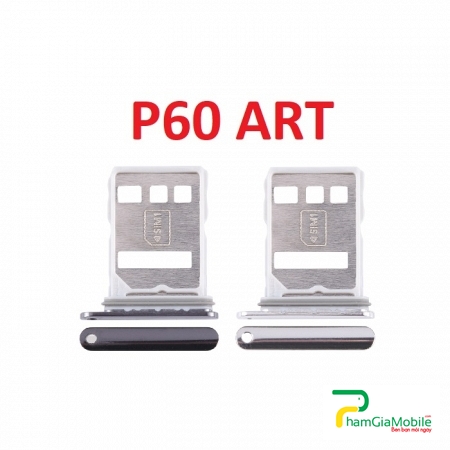 Khay Sim For Huawei P60 ART SIM + SIM  Micro SD Card Tray Zin New